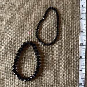 Plunder Black Beaded Bracelets